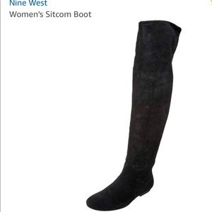 Nine West Sitcom Suede Over the Knee Boots